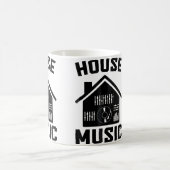 House-Musik Edm Rave Dj House Kaffeetasse (Mittel)