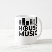 House-Musik Edm Rave Dj House Kaffeetasse (VorderseiteRechts)