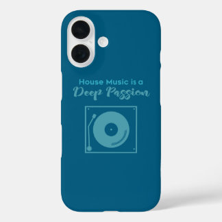 House-Musik ist eine tiefe Leidenschaft iPhone 16 Hülle