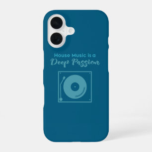 House-Musik ist eine tiefe Leidenschaft iPhone 16 Hülle