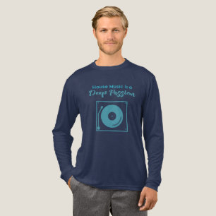 House-Musik ist eine tiefe Leidenschaft Tri-Blend Shirt