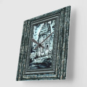 House of Deception Quadratische Wanduhr (Winkel)