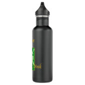 House of Dink Pickleball Wappen Personalisiert Edelstahlflasche (Rechts)