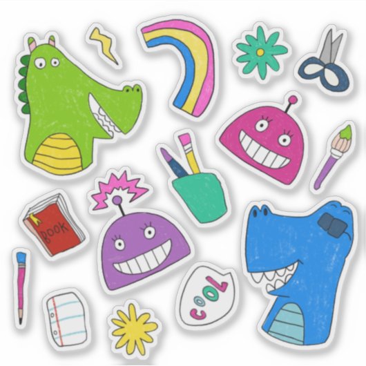 "House of Fun"-Aufkleber Aufkleber (Vorderseite)