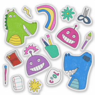 "House of Fun"-Stickerbogen Aufkleber