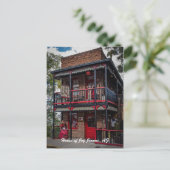 House of Joy, Jerome, AZ. Postkarte (Stehend Vorderseite)