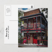 House of Joy, Jerome, AZ. Postkarte (Vorne/Hinten)