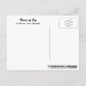 House of Joy, Jerome, AZ. Postkarte (Rückseite)