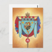House of Pendragon Banner Postkarte (Vorne/Hinten)