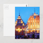 House of the Blackheads Postkarte (Vorne/Hinten)