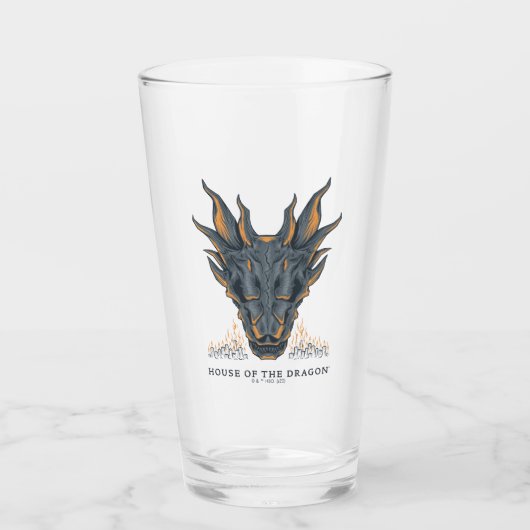 HOUSE OF THE DRAGON Balerion Candle Altar Glas (Vorderseite)
