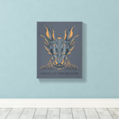 HOUSE OF THE DRAGON Balerion Candle Altar Leinwanddruck (Insitu (Holzboden))