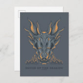 HOUSE OF THE DRAGON Balerion Candle Altar Postkarte (Vorne/Hinten)