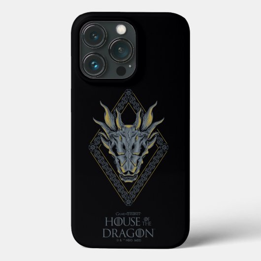 HOUSE OF THE DRAGON Balerion Skull Diamond Crest Case-Mate iPhone Hülle (Rückseite)