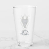 HOUSE OF THE DRAGON Balerion Skull Diamond Crest Glas (Rückseite)