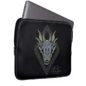 HOUSE OF THE DRAGON Balerion Skull Diamond Crest Laptopschutzhülle (Vorne Rechts)