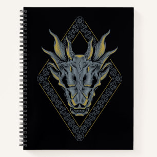 HOUSE OF THE DRAGON Balerion Skull Diamond Crest Notizblock