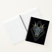 HOUSE OF THE DRAGON Balerion Skull Diamond Crest Notizblock (Innenseite)