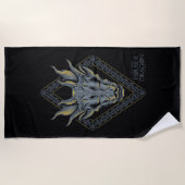 HOUSE OF THE DRAGON Balerion Skull Diamond Crest Strandtuch (Vorderseite)