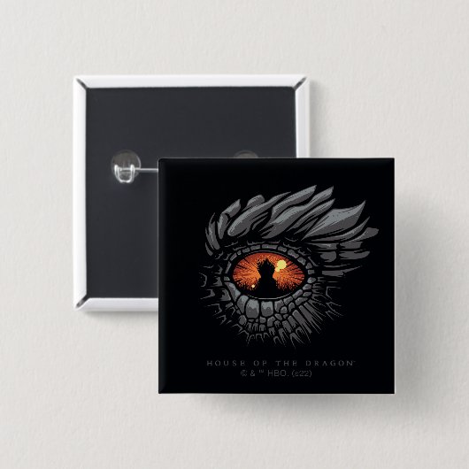 HOUSE OF THE DRAGON Dragon’s Eye Iron Throne Button (Vorne & Hinten)