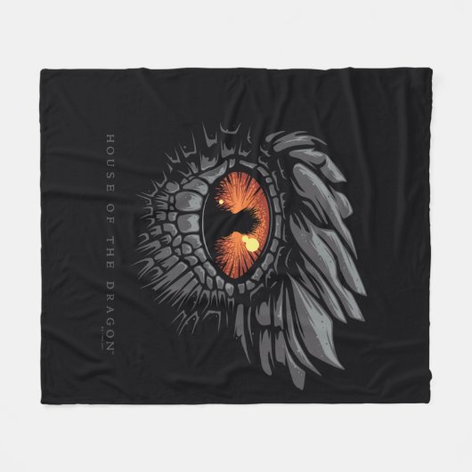 HOUSE OF THE DRAGON Dragon’s Eye Iron Throne Fleecedecke (Vorderseite (Horizontal))