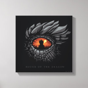 HOUSE OF THE DRAGON Dragon’s Eye Iron Throne Leinwanddruck