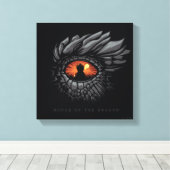 HOUSE OF THE DRAGON Dragon’s Eye Iron Throne Leinwanddruck (Insitu (Holzboden))
