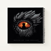 HOUSE OF THE DRAGON Dragon’s Eye Iron Throne Notizblock (Rückseite)