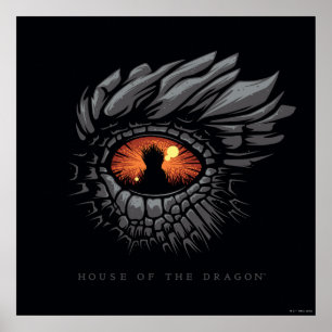 HOUSE OF THE DRAGON Dragon’s Eye Iron Throne Poster