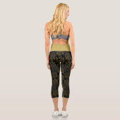 HOUSE OF THE DRAGON Gold Filigree Capri Leggings (Rückseite)