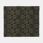 HOUSE OF THE DRAGON Gold Filigree Fleecedecke (Vorderseite (Horizontal))