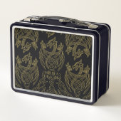 HOUSE OF THE DRAGON Gold Filigree Metall Brotdose (Rückseite)