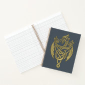 HOUSE OF THE DRAGON Golden Filigree Dragon Crest Notizblock (Innenseite)