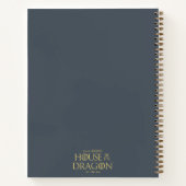 HOUSE OF THE DRAGON Golden Filigree Dragon Crest Notizblock (Rückseite)