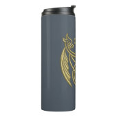 HOUSE OF THE DRAGON Golden Filigree Dragon Crest Thermosbecher (Nach links gedreht)