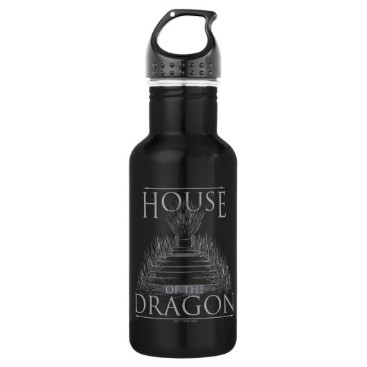 HOUSE OF THE DRAGON Iron Throne | Graphic Edelstahlflasche (Vorderseite)