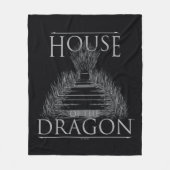 HOUSE OF THE DRAGON Iron Throne | Graphic Fleecedecke (Vorderseite)