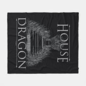 HOUSE OF THE DRAGON Iron Throne | Graphic Fleecedecke (Vorderseite (Horizontal))