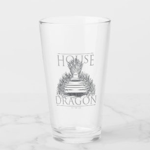HOUSE OF THE DRAGON Iron Throne Graphic Glas