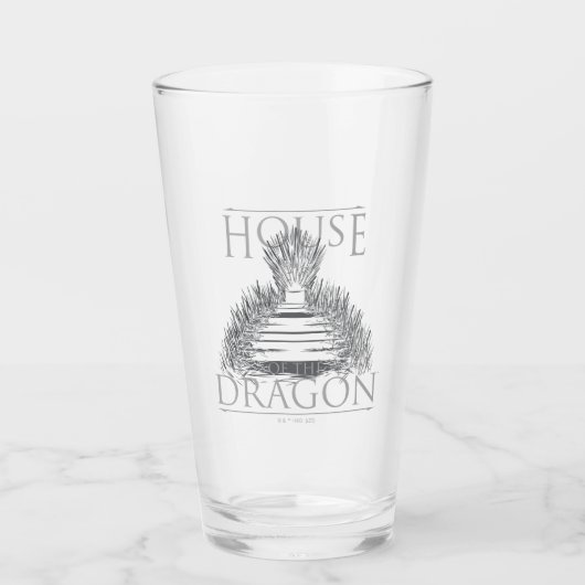 HOUSE OF THE DRAGON Iron Throne | Graphic Glas (Vorderseite)