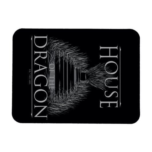 HOUSE OF THE DRAGON Iron Throne | Graphic Magnet (Horizontal)