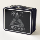 HOUSE OF THE DRAGON Iron Throne | Graphic Metall Brotdose (Vorderseite)