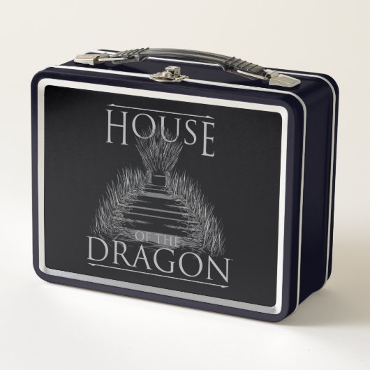 HOUSE OF THE DRAGON Iron Throne | Graphic Metall Brotdose (Vorderseite)
