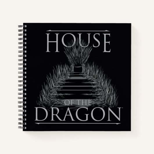 HOUSE OF THE DRAGON Iron Throne | Graphic Notizblock (Vorderseite)