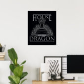 HOUSE OF THE DRAGON Iron Throne | Graphic Poster (Heimbüro)