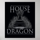 HOUSE OF THE DRAGON Iron Throne | Graphic Poster (Vorne)