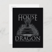HOUSE OF THE DRAGON Iron Throne | Graphic Postkarte (Vorne/Hinten)