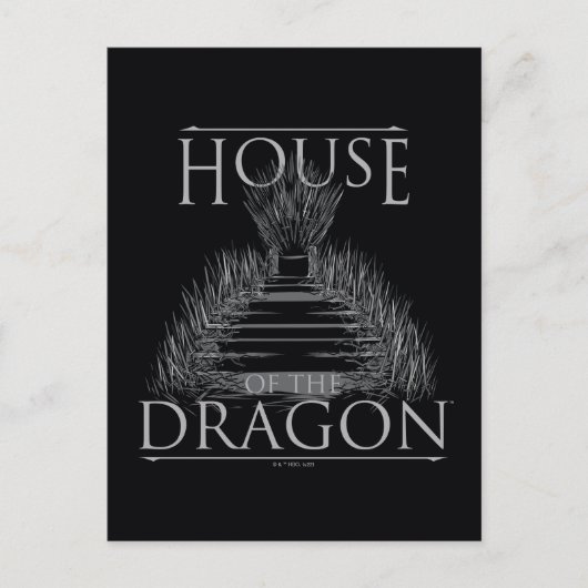HOUSE OF THE DRAGON Iron Throne | Graphic Postkarte (Vorderseite)