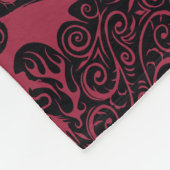 HOUSE OF THE DRAGON | Red Dragon Filigree Pattern Fleecedecke (Ecke)