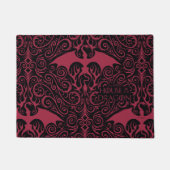 HOUSE OF THE DRAGON | Red Dragon Filigree Pattern Fußmatte (Vorderseite)
